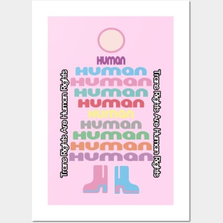 Trans Rights Are Human Rights Posters and Art